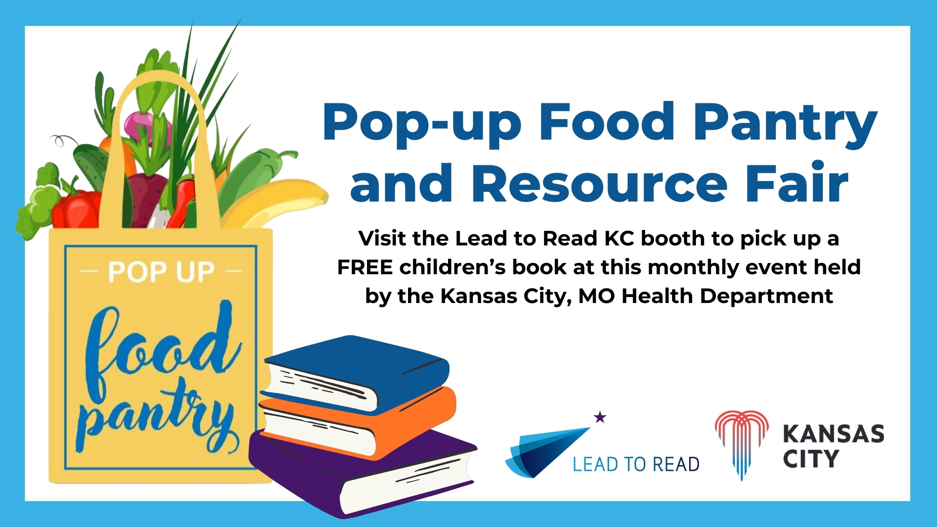 Graphic reading: "Pop-up Food Pantry and Resource Fair"